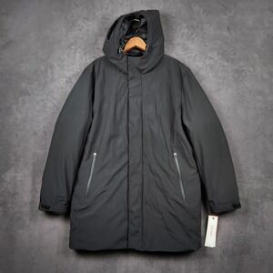 Calvin Klein Infinite Stretch Water Resistant Hooded Jacket Men Medium Black NWT